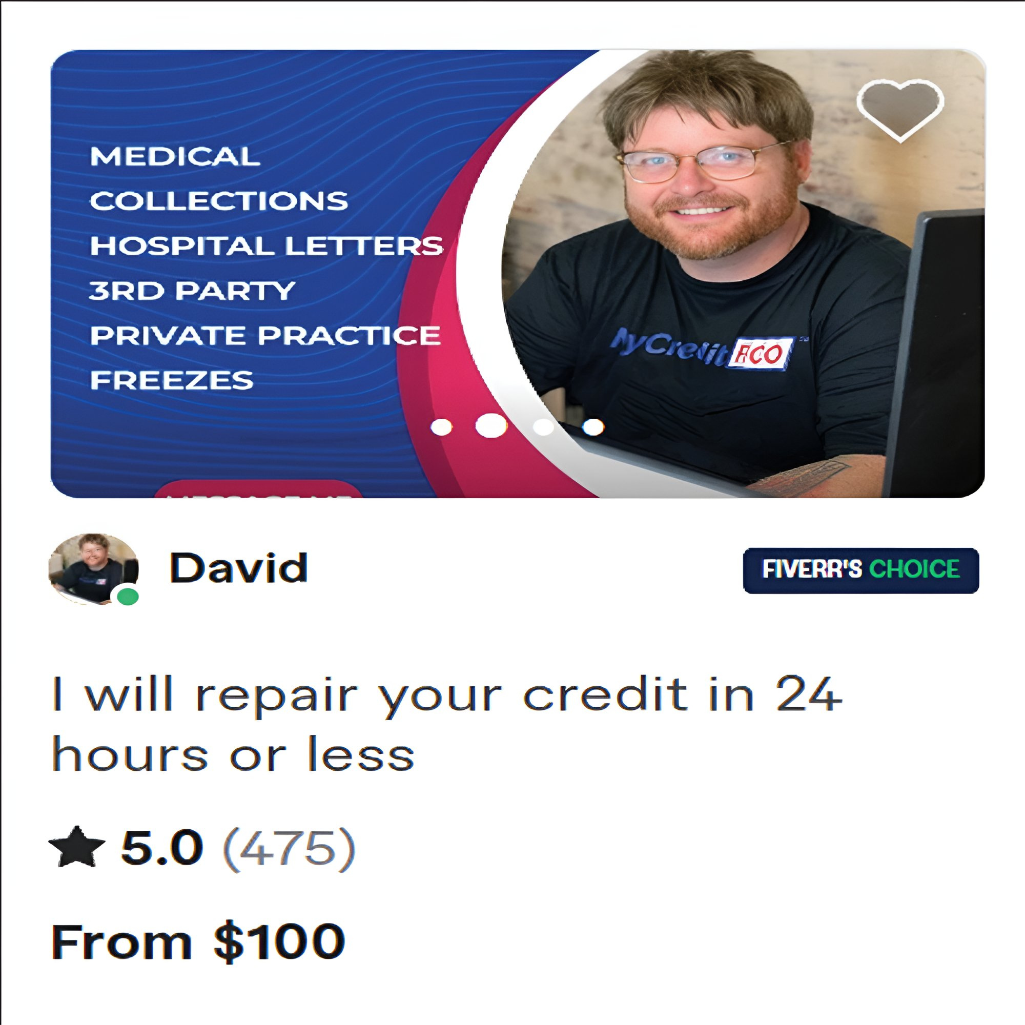 Full Time Credit Repair Las Vegas Fiverr Reviews — 475+ five star ratings